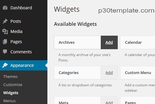 How to Add and Use Widgets in WordPress