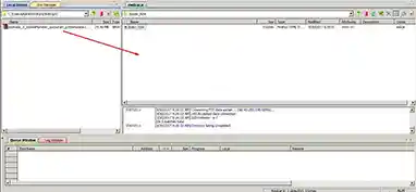 آپلود فایل قالب در پوشه public_html