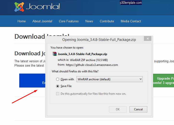 installing joomla 3