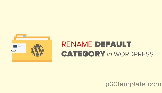 چگونه مجموعه uncategorized را تغییر نام دهیم