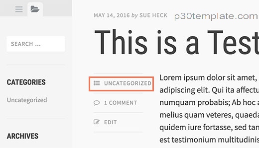 چگونه مجموعه uncategorized را تغییر نام دهیم