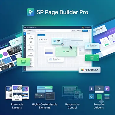 افزونه جوملا SP PageBuilder Pro