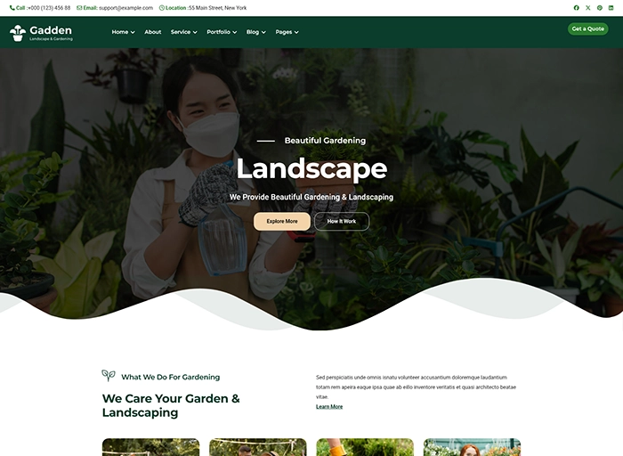 قالب جوملا garden