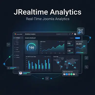 افزونه جوملا jrealtime analytics