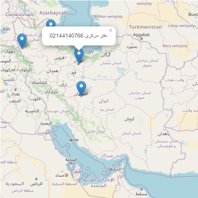 پلاگین وردپرس iran map projects